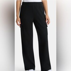 Avia Black corded Wide Leg Cargo Pants